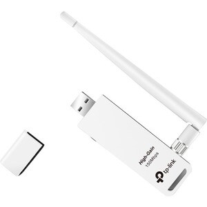 TP-Link TL-WN722N IEEE 802.11n Adaptador Wi-Fi - USB - 150Mbit/s - 2.48GHz ISM - Externo