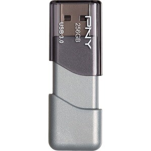 PNY 256GB Turbo 3.0 USB 3.0 (3.1 Gen 1) Type A Flash Drive - 256 GB - USB 3.0 (3.1 Gen 1) - 185 MB/s Read Speed - 135 MB/s