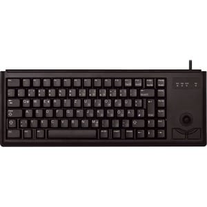 CHERRY G84-4420 Keyboard - Cable Connectivity - USB Interface - Trackball - English (US) - Black - ML Keyswitch - Mouse