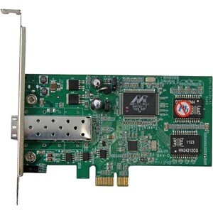 StarTech.com PCI Express Gigabit Ethernet Fiber Network Card w/ Open SFP - PCIe SFP Network Card Adapter NIC - Connect a P