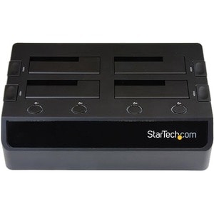 StarTech.com Docking Station USB 3.0 per quattro Hard Disk SSD / SATA 2.5" / 3.5"( 6.4cm/8.9cm ) con UASP a doppio ventola