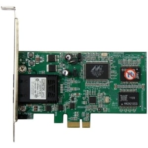 StarTech PCI Express (PCIe) Gigabit Ethernet Multimode SC Fiber Network Card Adapter NIC, 550m, TAA - Connect a PCIe based