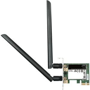 D-Link DWA-582 IEEE 802.11ac Wi-Fi Adapter for Desktop Computer - PCI Express - 1.17 Gbit/s - 2.40 GHz ISM - 5 GHz UNII - 