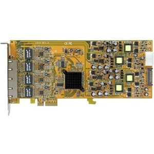 StarTech.com 4 Port Gigabit Power over Ethernet PCIe Network Card - PSE / PoE PCI Express NIC - Quad Port NIC - PoE Card -