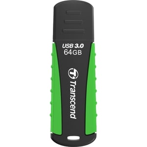 Transcend JetFlash 810 64 GB USB 3.0 Flash-Laufwerk - Schwarz, Grün