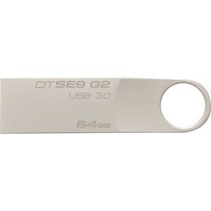 Kingston DataTraveler SE9 G2 USB 3.0 - 64 GB - USB 3.0 - Silver