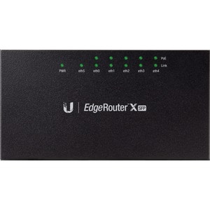 Ubiquiti Advanced Gigabit Ethernet Router - 5 Ports - 5 RJ-45 Port(s) - PoE Ports - 1 - Gigabit Ethernet - Desktop - 1 Year