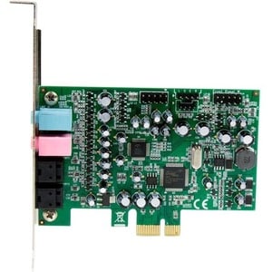 StarTech.com Scheda Audio interna PCI Express surround 7.1 canali - PCI Surround Sound Card a 24-bit , 192Khz - C-Media - 