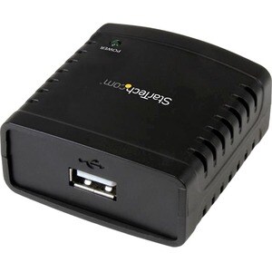 StarTech 10/100Mbps Ethernet to USB 2.0 Network LPR Print Server - USB Print Server with 10Base-T/100Base-TX Auto-sensing 