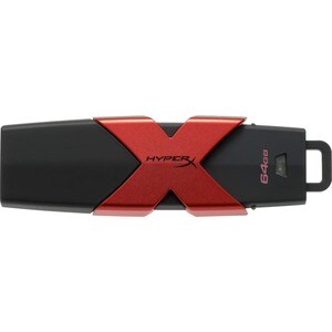 HyperX 64GB. Capacidade: 64 GB, Interface de dispositivo: USB Type-A, Versão USB: 3.2 Gen 1 (3.1 Gen 1), Velocidade de lei