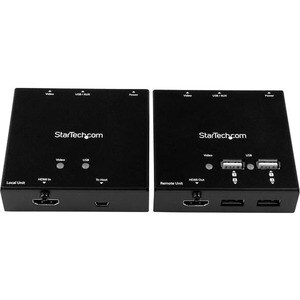 StarTech.com HDMI über Cat6 Extender mit 4 Port USB - HDMI over Cat5 oder Cat 6 - 1080p - 50m - 1 Eingabegerät - 1 Ausgabe