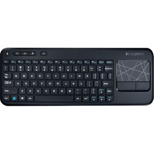 Logitech K400 Teclado - Inalámbrico Conectividad - USB Interfaz - Almohadilla táctil (TouchPad) - Alemán - QWERTZ Diseño -
