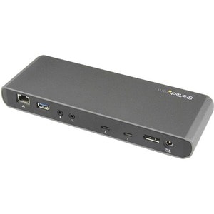 StarTech.com Thunderbolt 3 Dual-4K Docking Station for Laptops - Windows Only - Thunderbolt 3 Dock with Dual-4K Video - In