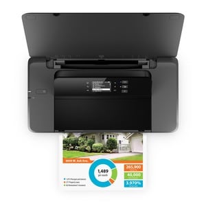 HP Officejet 200 Portable Inkjet Printer - Colour - 20 ppm Mono / 19 ppm Color - 4800 x 1200 dpi Print - Manual Duplex Pri