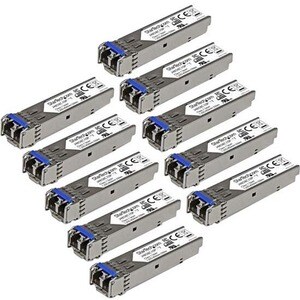 StarTech.com 10 pack HPE J4858C Compatible SFP Module - 1000BASE-SX - 1GE Gigabit Ethernet SFP 1GbE Multi Mode/MMF Fiber T
