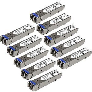 StarTech.com 10 pack HPE J4859C Compatible SFP Module 1000BASE-LX - 1GbE Gigabit Ethernet Single Mode/Multi Mode Fiber Tra