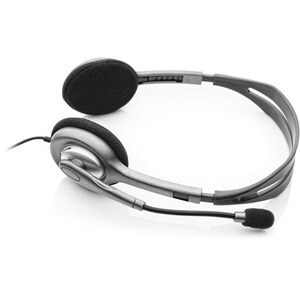 Casque Logitech H111 - Filaire - Design Sur tête - Stéréo - Couleur Noir - Binaural - Supra-aural - 32 Ohm - Fréquence 20 