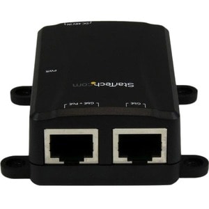 StarTech.com 1 Port Gigabit Midspan - PoE+ Injector - 802.3at and 802.3af - Wall-Mountable Power over Ethernet Injector Ad