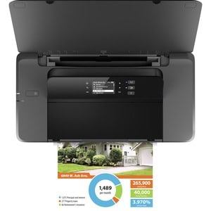 HP Officejet 200 - Tragbar Tintenstrahldrucker - Farbe - 20 ppm Monodruck/19 ppm Farbdruckgeschwindigkeit - 4800 x 1200 dp