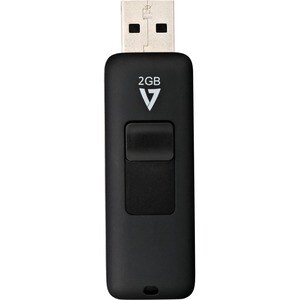 V7 VF22GAR-3E 2 GB USB 2.0 Flash Drive - Black