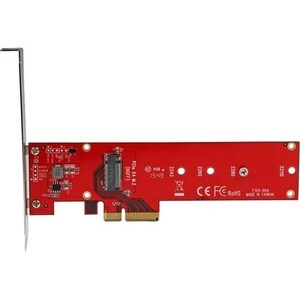 StarTech.com M.2 Adapter - x4 PCIe 3.0 NVMe - Low Profile and Full Profile - SSD PCIE M.2 Adapter - M2 SSD - PCI Express S