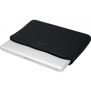 Dicota PerfectSkin Laptop Sleeve 15-15.6" - Black - Scratch Resistant, Damage Resistant, Dent Resistant, Water Resistant, 