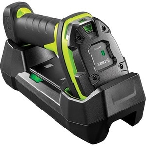 Zebra LI3678 Handheld Barcode Scanner - Wireless Connectivity - 1D - Imager - Bluetooth - Industrial Green, Black