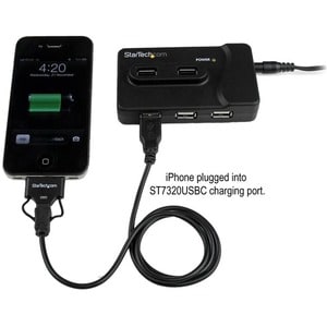 StarTech.com USB Hub - USB - 6 Total USB Port(s) - 4 USB 2.0 Port(s) - 2 USB 3.0 Port(s) - PC, Mac