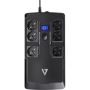 V7 UPS1DT750-1E Standby UPS - 750 VA/450 W - 2U Rack-mountable - 8 Hour Recharge - 30 Second Stand-by - 230 V AC Input - 2