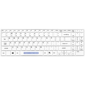 Man & Machine Its Cool Keyboard - Cable Connectivity - USB Interface - English (US) - White - Workstation - Mac, PC