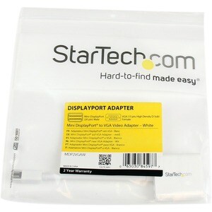 StarTech.com 11,99 cm Mini DisplayPort/VGA Videokabel für Videogerät, Monitor, Projektor, TV, MacBook, Notebook, Tablet, H