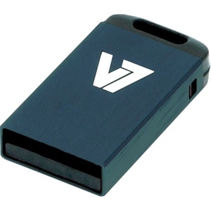 V7 Nano VU232GCR-BLK-2E 32 GB USB 2.0 Flash-Laufwerk - Schwarz - 15 MB/s Read Speed - 4 MB/s Write Speed