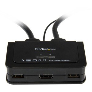 StarTech.com SV211HDUA. Tastatur Porttyp: USB, Maus Porttyp: USB, Video Porttyp: HDMI. Maximale Auflösung: 1920 x 1200 Pix