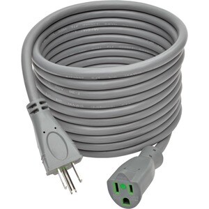 Eaton Tripp Lite Series Hospital-Grade Extension Cord, NEMA 5-15P to NEMA 5-15R - Green Dot, 15A, 125V, 14 AWG, 15 ft. (4.