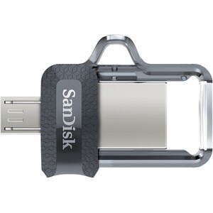 SANDISK ULTRA DUAL DRIVE M3.0 128GB GREY/SILVER 130 MB/S