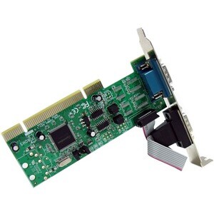 StarTech.com Serieller Adapter - Doppelprofil Plug-in-Karte - 1 - Universal PCI - PC - 2 x Anzahl externe serielle Ports