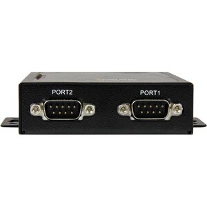 StarTech.com Device Server - TAA-konform - 1 x Netzwerk (RJ-45) - 2 x Serielle Schnittstelle - Fast Ethernet - Wandmontierbar