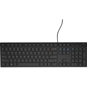 Tastiera Dell KB216 - Cavo Connettività - USB Interfaccia - Italiano - QWERTY Layout - Nero - Pausa, Gioco, Riavvolgimento