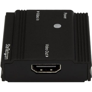 StarTech.com HDMI Signal Booster - HDMI Repeater Extender - 4K 60Hz - 3840 × 2160 - 35 m Maximum Operating Distance - 1 x 