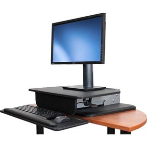 StarTech.com Height Adjustable Standing Desk Converter - Sit Stand Desk with One-finger Adjustment - Ergonomic Desk - 30.5