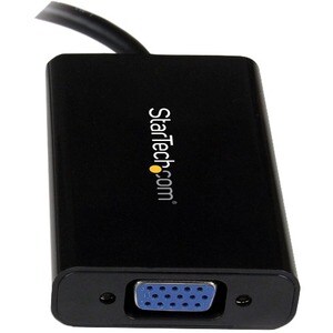 StarTech.com Micro HDMIÂ® to VGA Adapter Converter with Audio for Smartphones / Ultrabooks / Tablets - 1920x1080 - 1 x 19-