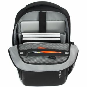 Targus Education TED011EU Carrying Case (Backpack) for 39.6 cm (15.6") Notebook - Black/Grey - Faux Leather Polyurethane, 
