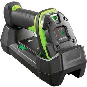 Zebra DS3678-ER Rugged Industrial, Warehouse Handheld Barcode Scanner Kit - Wireless Connectivity - Industrial Green - USB