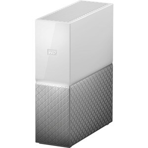 Sistema di archiviazione NAS WD My Cloud Home WDBVXC0080HWT-EESN - 1 x Vani totali - 8 TB HDD Desktop - 1 x HDD installato