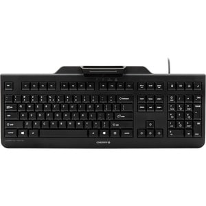 CHERRY KC 1000 SC Tastatur - Kabel Konnektivität - USB Schnittstelle - Spanisch - Schwarz - LPK Keyswitch - 105 Taste(n) -