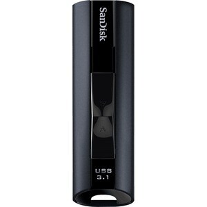 SanDisk Extreme PRO USB 3.1 Solid State Flash Drive - 256 GB - USB 3.1 - Black - 128-bit AES