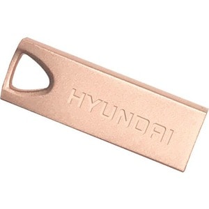 Hyundai Bravo Deluxe 16GB High Speed Fast USB 2.0 Flash Memory Drive Thumb Drive Metal, Rose Gold - Durable, lightweight U
