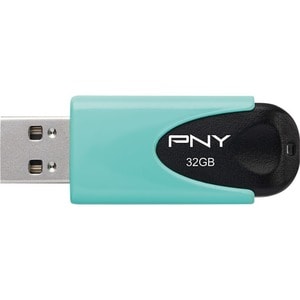 PNY ATTACHE 4 PASTEL 32GB USB2 AQUA READ 25MB/S WRITE 8MB/S