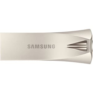 Samsung USB 3.1 Flash Drive BAR Plus 128GB Champagne Silver - 128 GB - USB 3.1 - Champagne Silver - 5 Year Warranty
