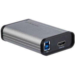 StarTech.com HDMI to USB C Video Capture Device UVC 1080p 60fps, External USB 3.0 HDMI Audio/Video Capture/Live Streaming/